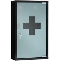 FIRST AID ONLY Medizinschrank ohne Füllung schwarz 4027521523326 FIRST AID ONLY