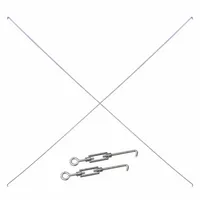 SCHULTE Kreuzstreben-Set 7501000 12690 verzinkt Fachbodenregal-Kreuzstreben-Set 4004514206268 SCHULTE