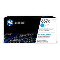 HP 657x (CF471X) Original Toner Cyan (Kompatibel mit: HP LaserJet Enterprise Flow MFP M681z, M681dh MFP, M681f MFP, MFP M682z)