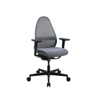 Topstar Bürodrehstuhl Soft Sitness Art, grau, mit Armlehnen, bis 110kg 4014296963334 Topstar
