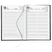 Soennecken Buchkalender 5062-26, schwarz, 1 Tag / 1 Seite, Sa/So 1 Seite, 15x21cm (BxH) (A5), 2026 4003630034212 Soennecken