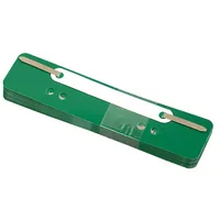 Soennecken Heftstreifen kurz 3171, 3,4x15cm (BxL), Polypropylen (PP) mit Kunststoffdeckleiste, grün 4003630135872 Soennecken 25 Stück