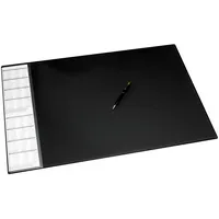 Soennecken Schreibunterlage 170215690 mit Kalenderstreifen schwarz 68x44cm Kunststoff 4003630751126 Soennecken