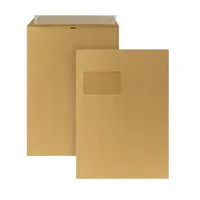 Bong Versandtaschen Posthorn 05270346, C4, mit Fenster, haftklebend, 110g, braun 4040134056371 Bong 250 Stück