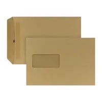 Bong Versandtaschen Posthorn 05240336, C5, mit Fenster, selbstklebend, 90g, braun 4040134054063 Bong 500 Stück