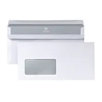 Bong Briefumschlag Posthorn 02220153, Din Lang, mit Fenster, selbstklebend, 75g, weiß 4040134057071 Bong 1000 Stück