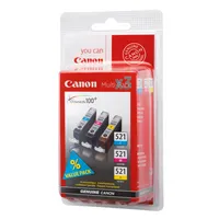 Canon Tintenpatrone CLI-521 C/M/Y cyan, magenta, gelb