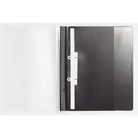 Durable Schnellhefter DURAPLUS DE LUXE 258901, A4+, schwarz, Polyvinylchlorid (PVC), 80g, Vorderdeckel transparent 4005546270388 Durable