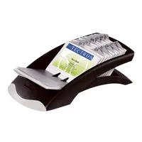 Durable Visitenkarten- Adresskartei Telindex Desk Vegas schwarz für 200 Karten Kunststoff 4005546206523 Durable