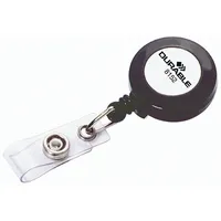 Durable Ausweishalter f. Clip-Halter anthra. Länge 80cm 4005546889313 Durable 10 Stück