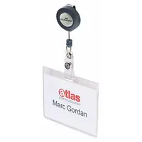 Durable Namensschild mit Clip JoJo Ausweishalter 60 x 90 mm  SB 4005546800004 Durable
