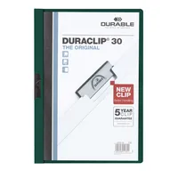 Durable Klemmhefter DURACLIP 30 220032, A4 türkis, für ca. 30 Blatt, Polyvinylchlorid (PVC) 80g 4005546210391 Durable