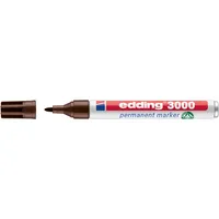 Edding Permanentmarker 3000 dunkelbraun 1,5-3mm Rundspitze 4004764008131 Edding