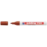Edding Lackmarker 750, 750CR-007, braun, 2-4mm Rundspitze 4004764018567 Edding