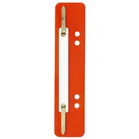 Elba Heftstreifen kurz 100555016, 3,5x15cm (BxL), Polypropylen (PP) mit Kunststoffdeckleiste, rot 4002030038202 Elba 25 Stück