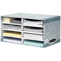 Fellowes Sortierstation Bankers Box System 08750EU 49x26x31cm grau/weiß Karton 5016291885634 Fellowes