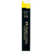 Faber-Castell Druckbleistiftminen SUPER POLYMER, 120300, Ø 0,3mm, HB 4005401203001 Faber-Castell 12 Stück