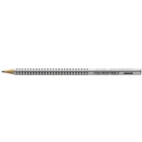 Faber-Castell Bleistift GRIP 2001, 117001, Härte B, silbergrau 4005401170013 Faber-Castell
