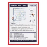 Franken Dokumentenhalter magnetisch rot A4 4016946185295 Franken 5 Stück