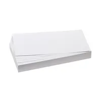 Franken Moderationskarten UMZ102009, 20,5x9,5cm, rechteckig, 130g, weiß  4016946055772 Franken 500 Stück