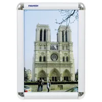 Franken Plakat-Klapprahmen Standard, BS0701, silber, A4, Aluminium 4016946188517 Franken