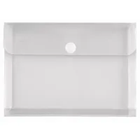 FolderSys Dokumententasche 40114-04, A5 quer, transparent, Polypropylen (PP), Klettverschluss 4250037417340 FolderSys