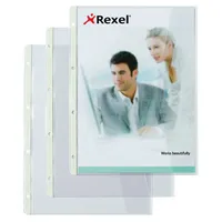 Hetzel Prospekthüllen Premium Maxi 226784, A4+ transluzent genarbt, rechts offen mit Klappe, 0,15mm 4013702000458 Hetzel 5 Stück