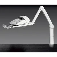 Hansa Telefonschwenkarm TSA 5020 Platte 18,5 x 26cm lichtgrau 4011028008912 Hansa