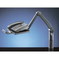 Hansa Telefonschwenkarm TSA 5020 Platte 18,5 x 26cm schwarz 4011028008936 Hansa