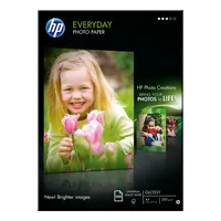 HP Everyday Photo Paper - Fotopapier, glänzend - A4 (210 x 297 mm) - 200 g/m2 - 100 Blatt - für Deskjet 2050 J510, 3050