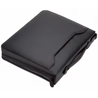 Alassio Ringbuchmappe BERGAMO mit Hebelmechanik RV schwarz 370x310x65mm 4021068315062 Alassio