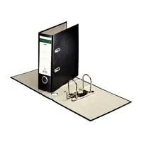 Centra Ordner 220206, A5 hoch 70mm breit Karton, PP-kaschiert vollfarbig schwarz 3034152202064 Centra