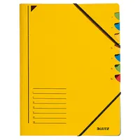 Leitz Ordnungsmappe Leitz-Ordnungsmappen-Serie 3907-00-15, I-VII, gelb, Din A4, 7 Fächer 4002432329045 Leitz