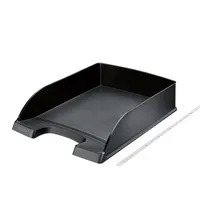Leitz Briefablage Standard Plus 5227-00-95, A4 / C4, schwarz, Polystyrol stapelbar 4002432311095 Leitz