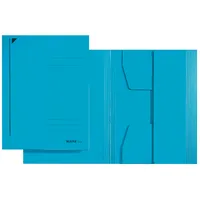 Leitz Jurismappe 3924-00-35, A4 blau Recyclingkarton 430g, mit 3 Einschlagklappen 4002432307210 Leitz