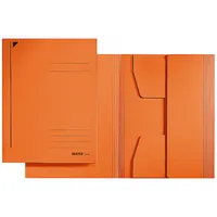 Leitz Jurismappe 3924-00-45, A4 orange Karton 430g, mit 3 Einschlagklappen 4002432307227 Leitz