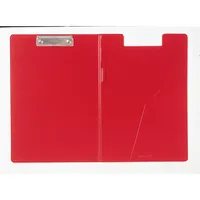 Leitz Klemmbrettmappe 3960-00-25, A4, rot, Karton mit Kunststoffüberzug, inkl Aufhängeöse 4002432307463 Leitz
