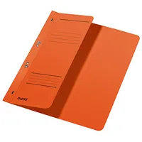 Leitz Ösenhefter Leitz 3740 3740-00-45, A4 orange halber Vorderdeckel, Recycling-Manilakarton 250g 4002432306794 Leitz