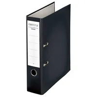 Centra Ordner Chromos 230130, A4 80mm breit PP vollfarbig schwarz 3034152301309 Centra
