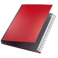 Leitz Pultordner 5931-00-25, 1-31, rot, A4, 31 Fächer 4002432311767 Leitz