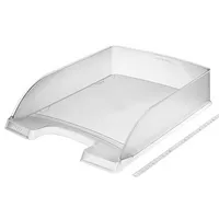 Leitz Briefablage Standard Plus 5227-00-03, A4 / C4, frost, Polystyrol stapelbar 4002432374878 Leitz