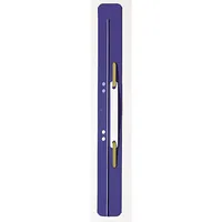 Leitz Heftstreifen lang 3711-00-35, 3,5x15,8cm (BxL), Kunststoff mit Kunststoffdeckleiste, blau 4002432445875 Leitz 25 Stück