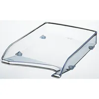 Leitz Briefablage Elegant 5220-00-02, A4 / C4, glasklar, Polystyrol stapelbar 4002432310845 Leitz