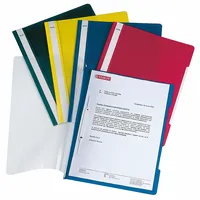 Leitz Schnellhefter 4191 4191-00-30, A4, blau, Polyvinylchlorid (PVC), 250g, Vorderdeckel transparent 4002432308545 Leitz