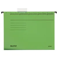 Leitz Hängemappe ALPHA, Karton (RC), m.Reiter, seitlich offen, A4, grün 4002432456529 Leitz 25 Stück