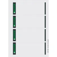 Leitz Ordnerrückenetikett breit/kurz 100 Etik./Pack.