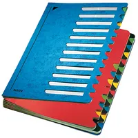 Leitz Ordnungsmappe Deskorganizer Color 5914-00-35, 24-teilig blanko, blau, Din A4, 24 Fächer 4002432341078 Leitz