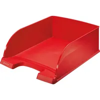 Leitz Briefablage Jumbo Plus 5233-00-25, A4 / C4, rot, Polystyrol stapelbar 4002432370887 Leitz
