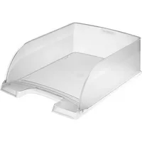 Leitz Briefablage Jumbo Plus 5233-00-03, A4 / C4, frost, Polystyrol stapelbar 4002432374809 Leitz