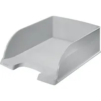 Leitz Briefablage Jumbo Plus 5233-00-85, A4 / C4, grau, Polystyrol stapelbar 4002432370900 Leitz